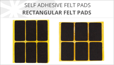 RECTANGULAR SELF ADHESIVE FELT PADS